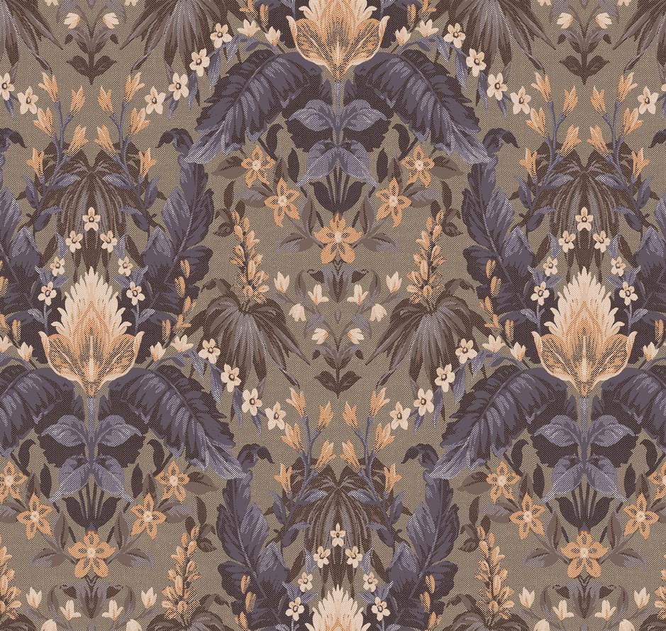 Loymina Британский Лес Brit 6 012 Scottish Flower 10.05м x 100см поверхность матовая, рельефная