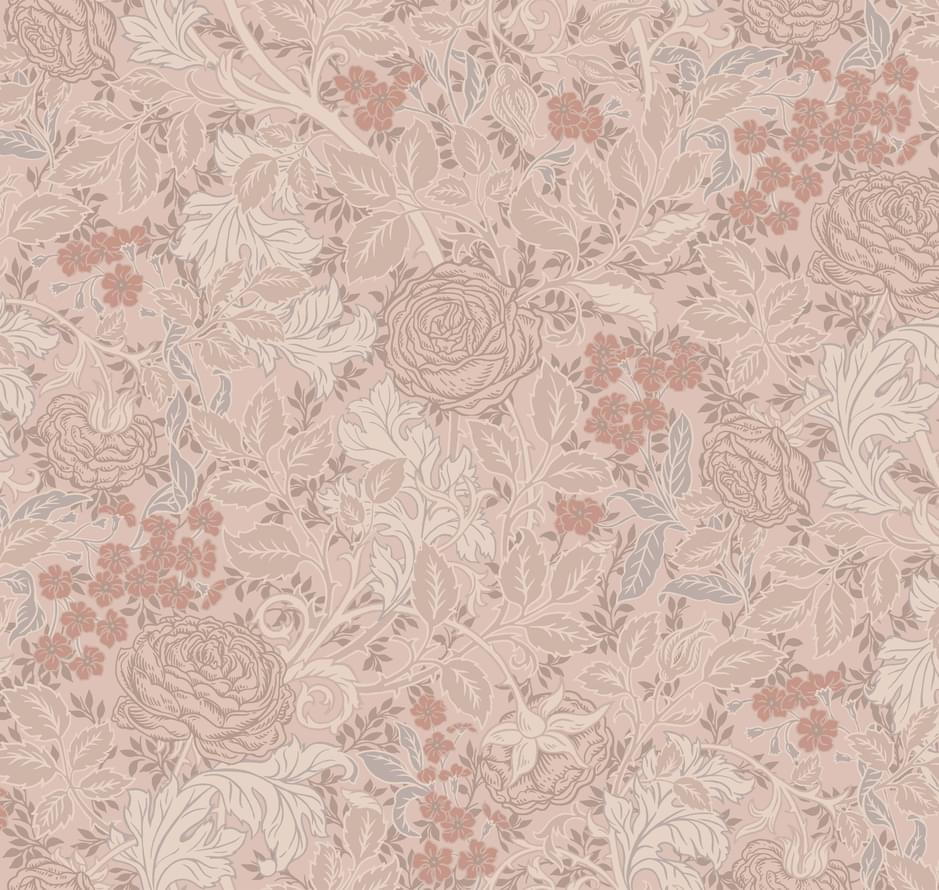 Loymina Британский Сад Brit 12 002 English Rose 10.05м x 100см поверхность матовая, рельефная