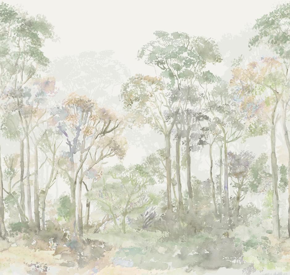 Loymina Художественное Панно Volume II Etd18 005 Aquarelle 3 Полотна 3м x 300см поверхность матовая