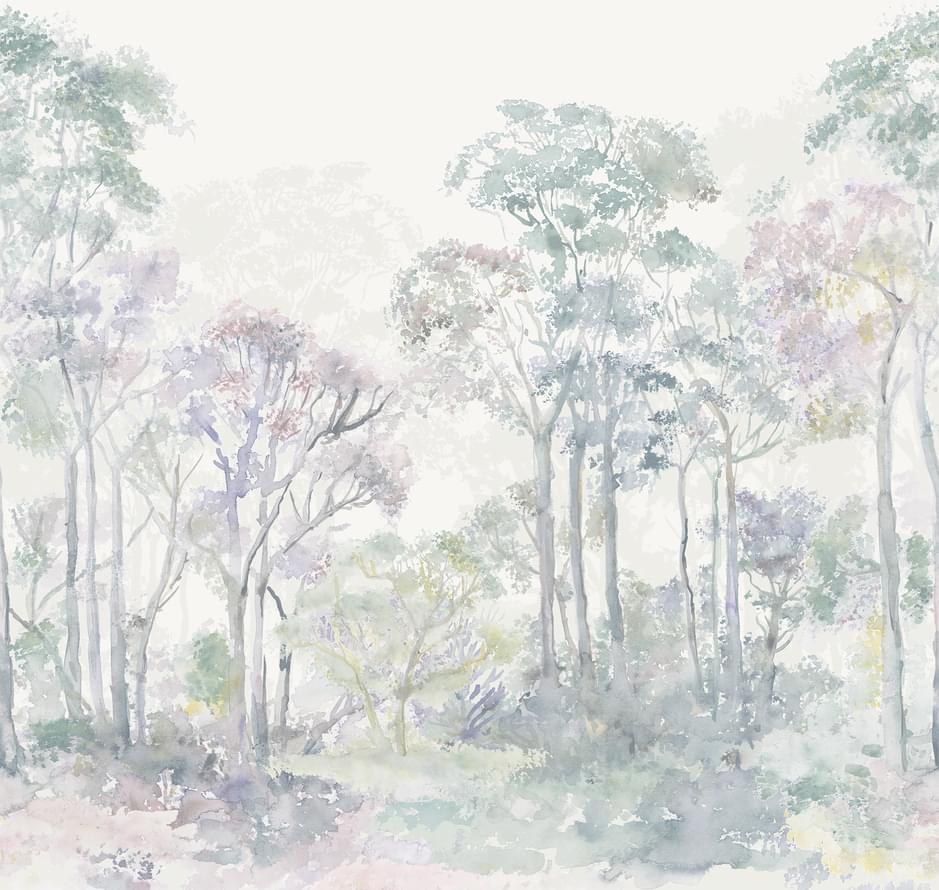 Loymina Художественное Панно Volume II Etd18 006 Aquarelle 3 Полотна 3м x 300см поверхность матовая