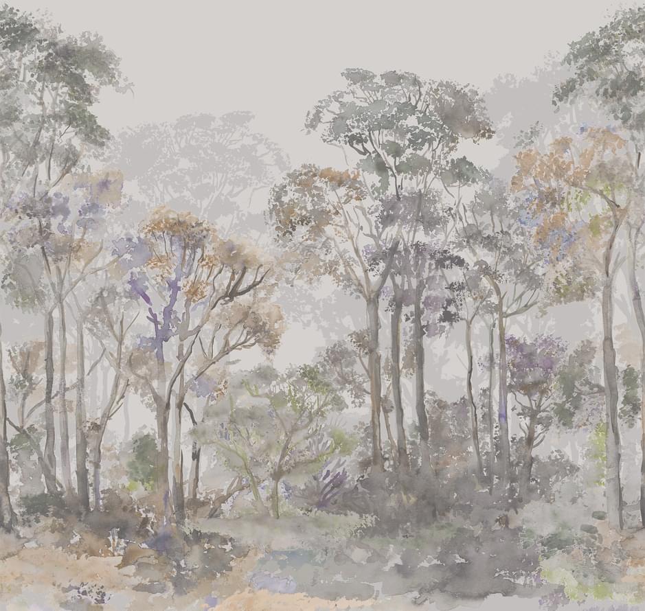 Loymina Художественное Панно Volume II Etd18 011 Aquarelle 3 Полотна 3м x 300см поверхность матовая