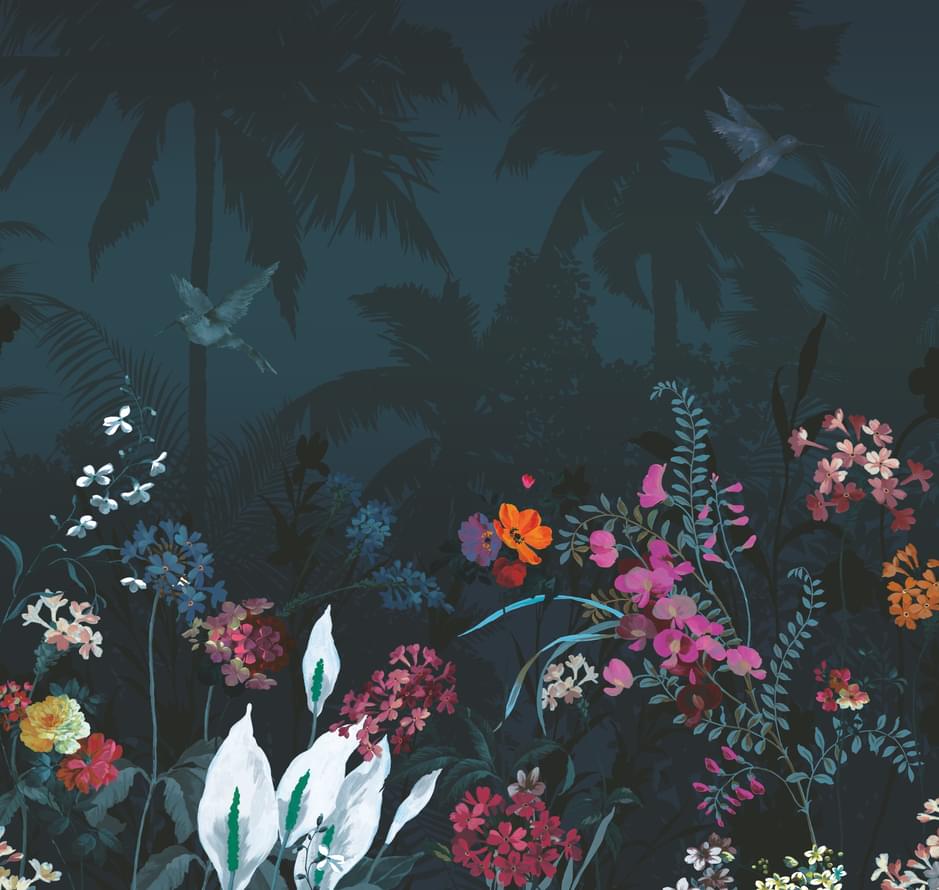 Loymina Художественное Панно Etd2 011 Tropical Meadow 2 Полотна 2м x 300см поверхность матовая
