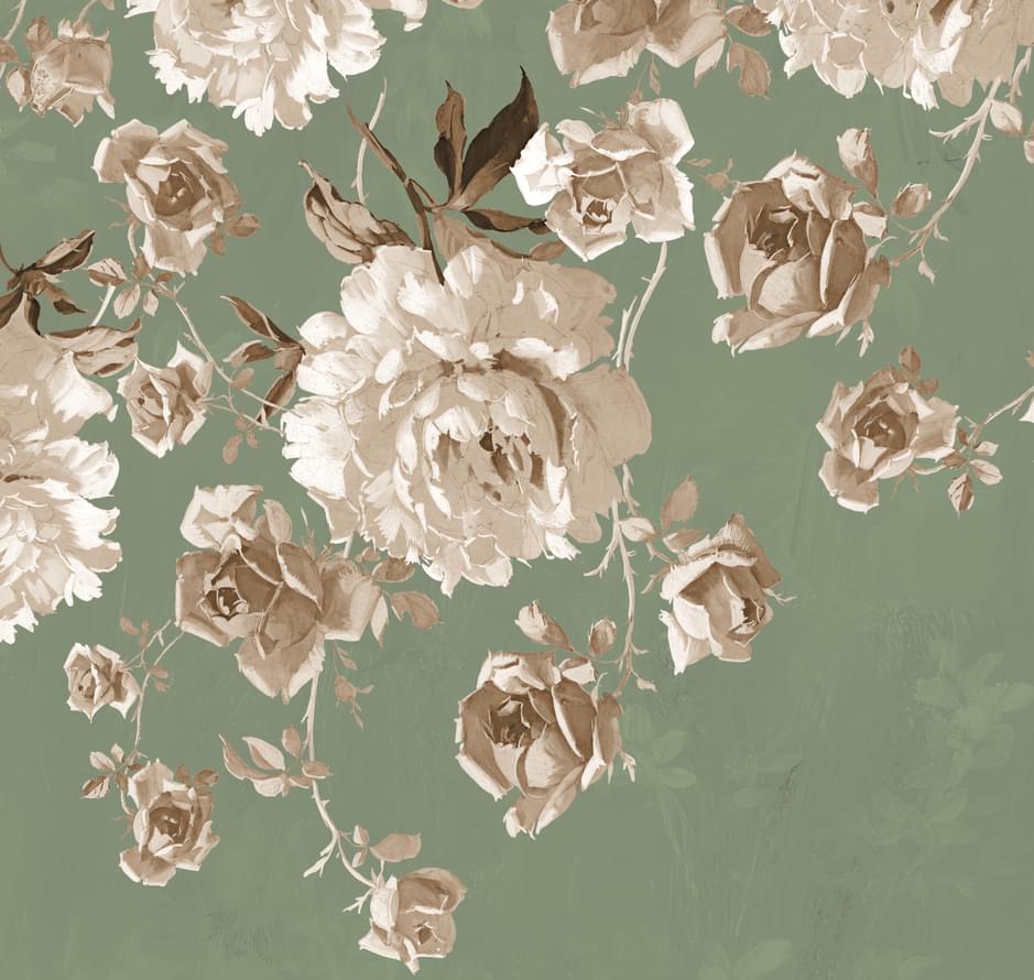 Loymina Художественное Панно Etd3 005/1 Blooming Garden 5 Полотен 3м x 500см поверхность матовая