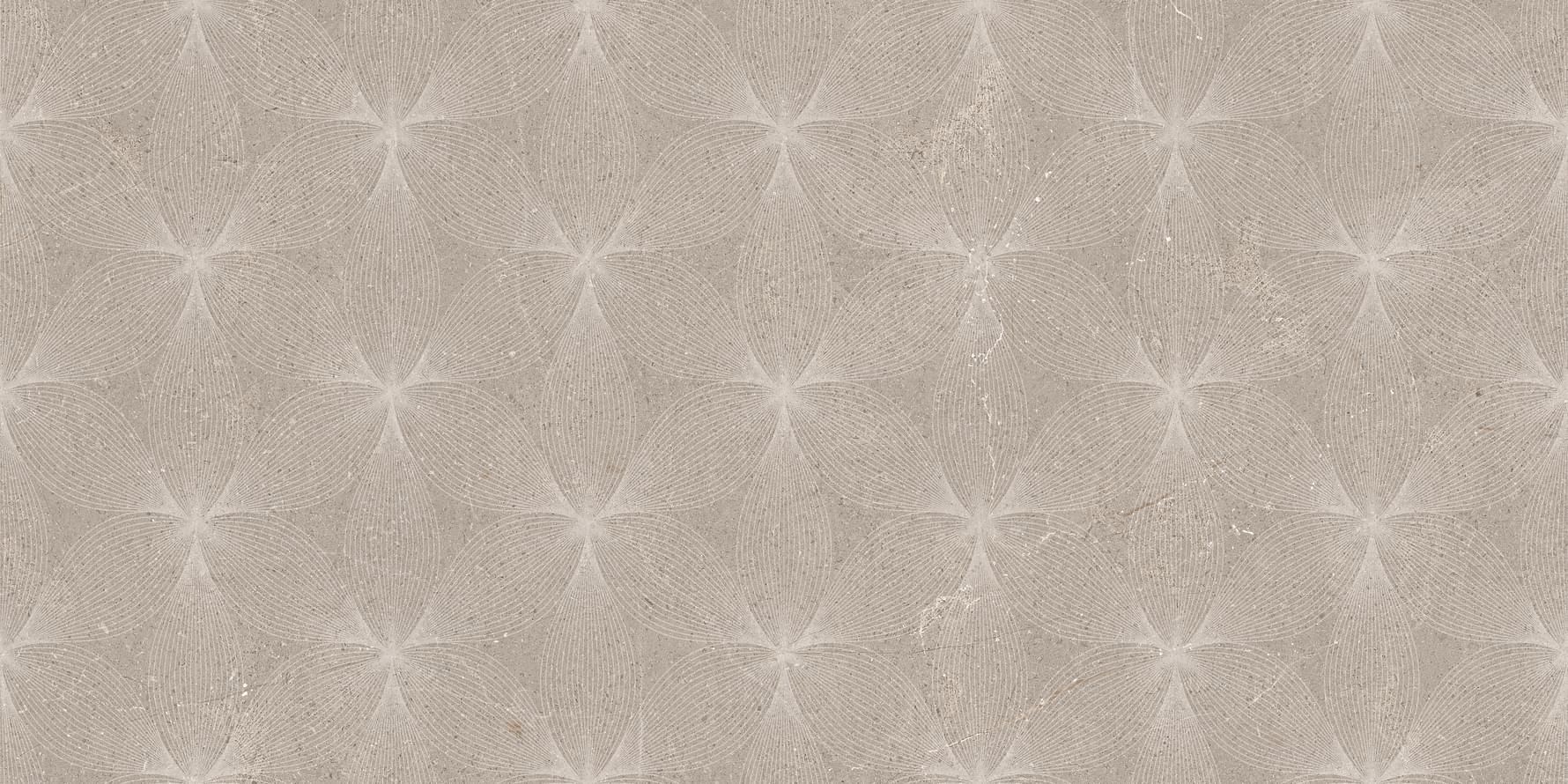 Плитка MDetails Cemento Kassel Grey Decor Curve 60x120 см, поверхность матовая