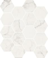 Плитка Magica Antica Carrara White Hexagon 28.5x31 см, поверхность матовая