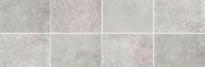Плитка Magica Pietra Limestone Incisa Grey Mix Matt Antislip 10x15 см, поверхность матовая, рельефная