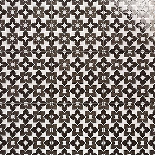Плитка Mainzu Alhaurin Black 20x20 см, поверхность матовая