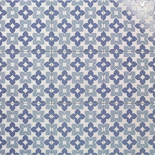 Плитка Mainzu Alhaurin Blue 20x20 см, поверхность матовая