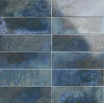 Плитка Mainzu Bellagio Blu 10x30 см, поверхность глянец, рельефная