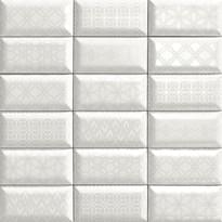 Плитка Mainzu Bumpy Luxor White 10x20 см, поверхность полуматовая, рельефная
