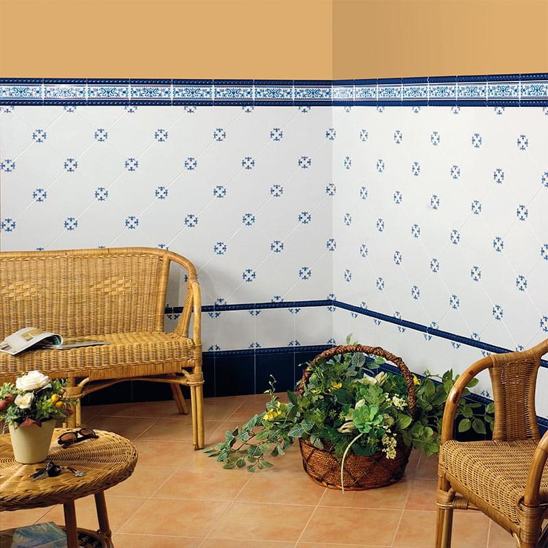 керамика фабрики Mainzu коллекция Cuarteo Azul