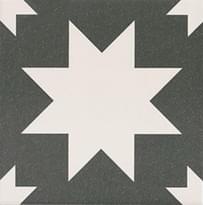 Плитка Mainzu Fired Star Black 20x20 см, поверхность матовая