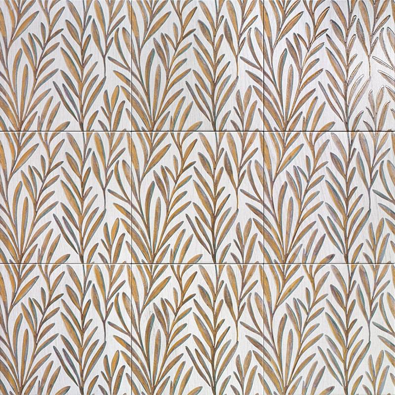 Плитка Mainzu Foliage Amber 20x20 см, поверхность микс