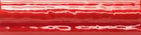 Плитка Mainzu Vitta Moldura Red 5x20 см, поверхность глянец