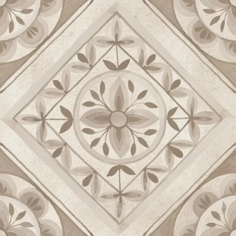 Плитка Marazzi Artcraft Pomice Dec Quadri 20x20 см, поверхность матовая