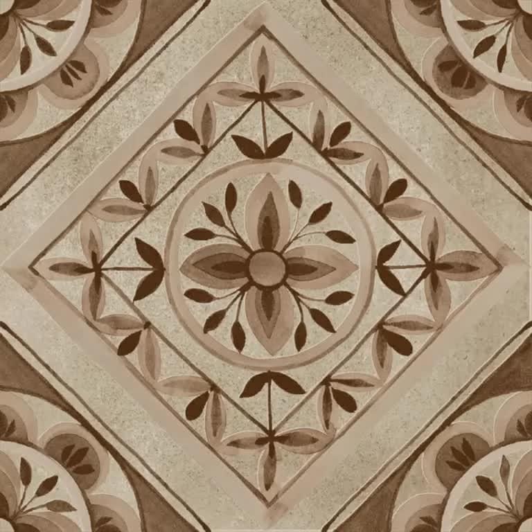 Плитка Marazzi Artcraft Sabbia Dec Quadri 20x20 см, поверхность матовая