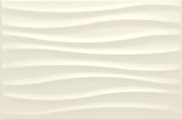 Плитка Marazzi Chroma Ivory Struttura Tide 3D 25x38 см, поверхность глянец, рельефная