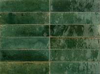 Плитка Marazzi Lume Green 6x24 см, поверхность полированная