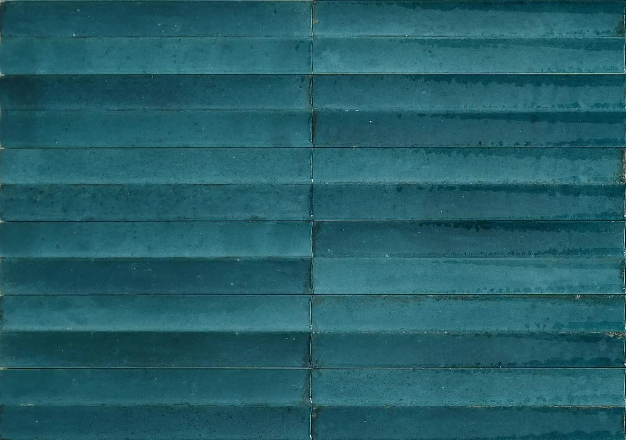 Плитка Marazzi Lume Ocean 3D Swing Lux str 6x24 см, поверхность глянец