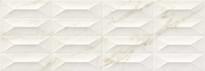 Плитка Marazzi Marbleplay Ivory Struttura Gem 3D Rett 30x90 см, поверхность глянец, рельефная