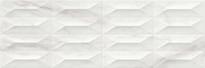 Плитка Marazzi Marbleplay White Strutturato Gem 3D 30x90 см, поверхность матовая, рельефная