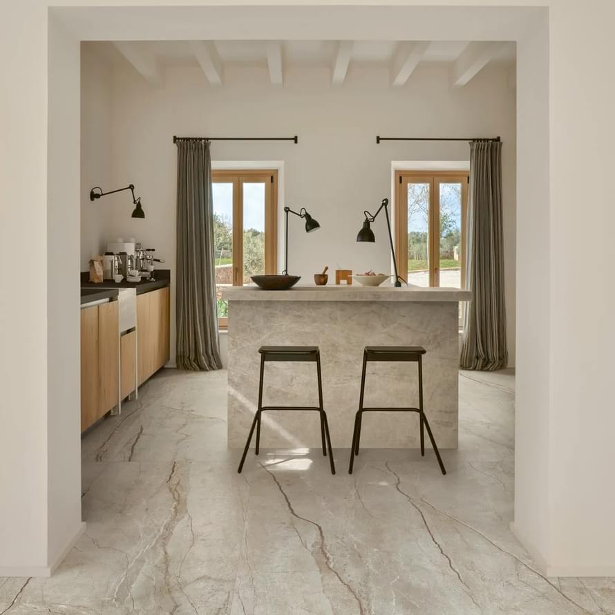 керамогранит фабрики Marazzi коллекция Mystone Silver Root