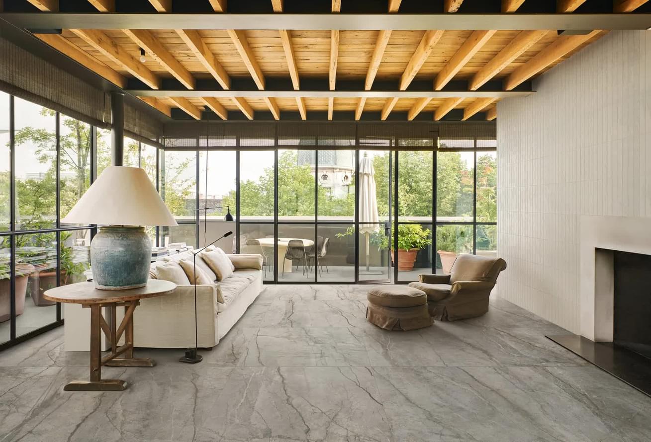 керамогранит фабрики Marazzi коллекция Mystone Silver Root