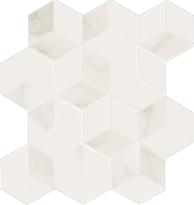 Плитка Marca Corona Deluxe White Tessere Rombi 26x28 см, поверхность глянец