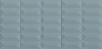 Плитка Marca Corona Soul Bay Watery Blue Form 40x80 см, поверхность матовая, рельефная