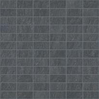 Плитка Marca Corona Stoneline Black Tessere 30x30 см, поверхность матовая, рельефная