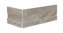 Плитка Marca Corona Stoneline Silver Mur Ang 10.5x30 см, поверхность матовая, рельефная