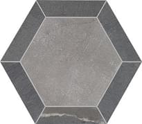 Плитка Marca Corona Stoneone Silver Esagono 35x30 см, поверхность матовая