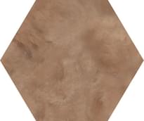 Плитка Marca Corona Terra Rosso Esagono 25x21.6 см, поверхность матовая