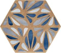 Плитка Marca Corona Terracreta Dipinto Chamotte Esagonо 21.6x25 см, поверхность матовая