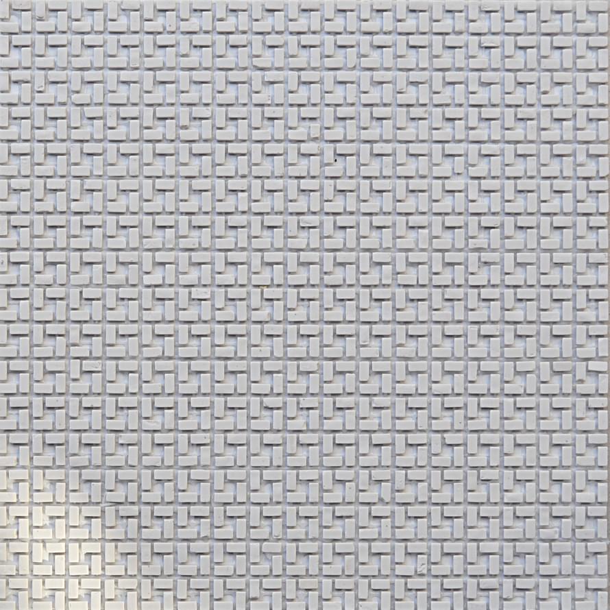 Micro Micromosaics Micro-Brick White Ring 30x30