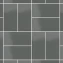 Плитка Micro Microtiles Basket Glaze Graphite 40.2x40.2 см, поверхность глянец, рельефная