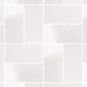 Плитка Micro Microtiles Basket Mix Glaze White 40.2x40.2 см, поверхность микс, рельефная