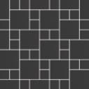 Плитка Micro Microtiles Double Black 30.1x30.1 см, поверхность матовая, рельефная
