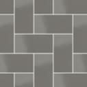 Плитка Micro Microtiles Herringbone Glaze Mud 40.2x40.2 см, поверхность глянец, рельефная
