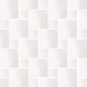 Плитка Micro Microtiles Oddfellow Glaze White 30.1x30.1 см, поверхность глянец, рельефная