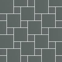 Плитка Micro Microtiles Oddfellow Graphite 30.1x30.1 см, поверхность матовая, рельефная