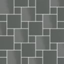 Плитка Micro Microtiles Oddfellow Mix Glaze Graphite 30.1x30.1 см, поверхность микс, рельефная