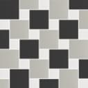 Плитка Micro Microtiles Oddfellow Mix White-Dust-Black 30.1x30.1 см, поверхность матовая, рельефная