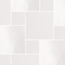 Плитка Micro Microtiles Oddfellow X4 Mix Glaze White 25.1x40.2 см, поверхность микс, рельефная