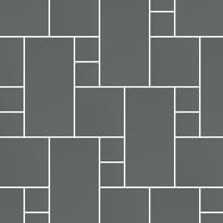 Плитка Micro Microtiles Offset Graphite 35.1x30.1 см, поверхность матовая, рельефная