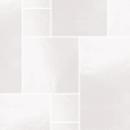 Плитка Micro Microtiles Offset X4 Glaze White 35.1x30.1 см, поверхность глянец, рельефная