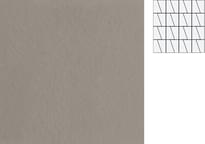 Плитка Micro Microtiles Trapezi Glaze Grey 40x40 см, поверхность полуполированная, рельефная