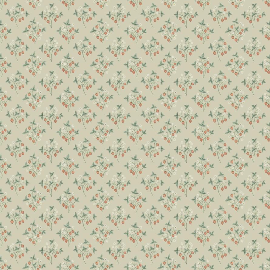 Midbec Rosenlycka 43124 Jordgubbar 10.05м x 53см поверхность матовая