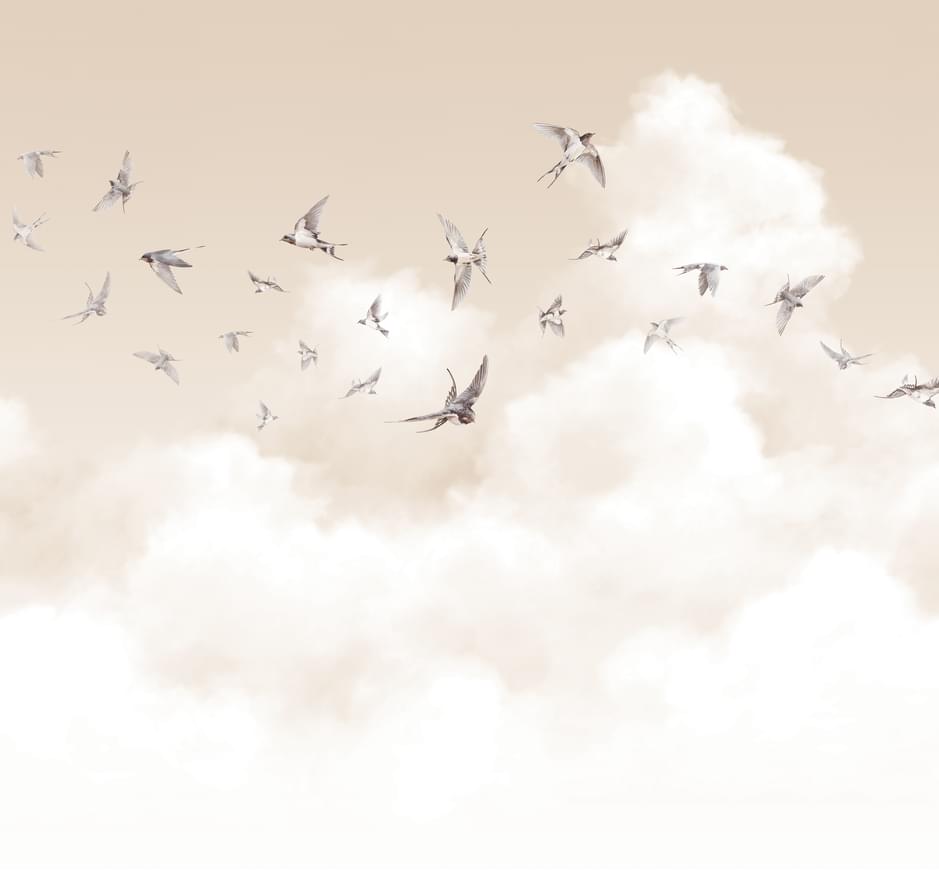 Milassa Ambiplain Volume 3 002 Spring Swallows 4 полотна 3м x 400см поверхность матовая