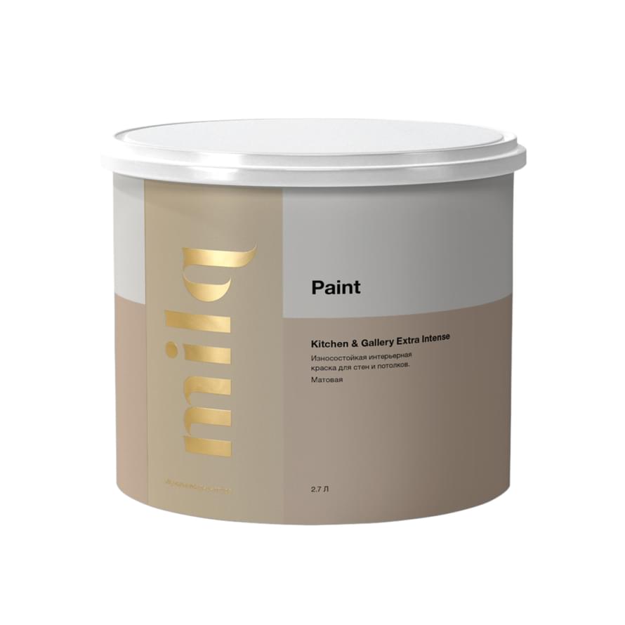 Milq Интерьерные Краски Kitchen And Gallery Extra Intense 0.9 л акриловая краска поверхность 
